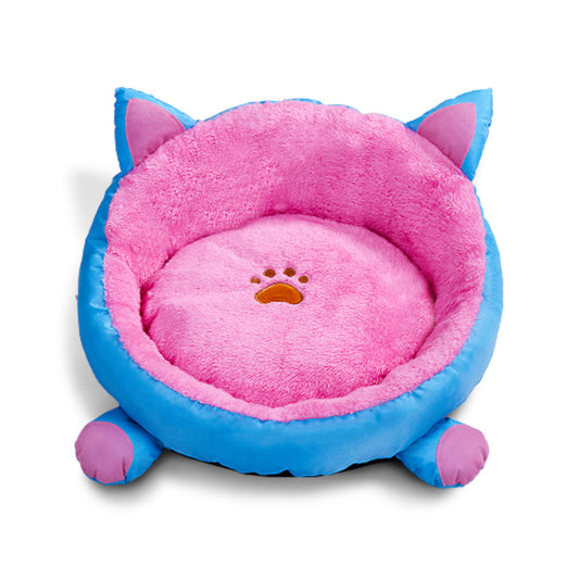 Cozy Cat & Dog Plush Bed