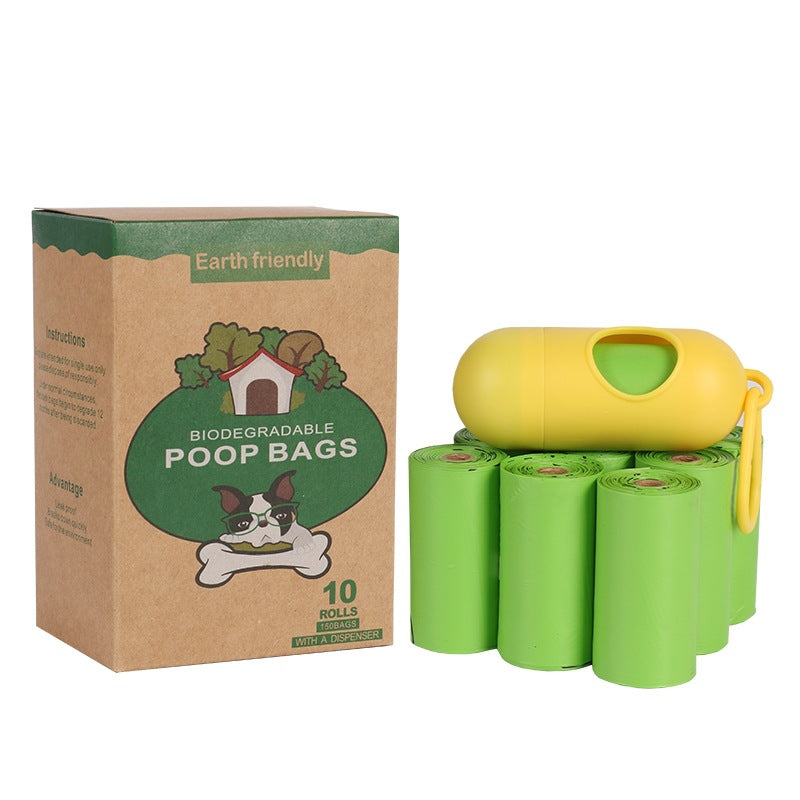 Eco-Friendly Dog Poop Bags - Compostable Biodegradable Pet Waste Bags, Leak-Proof PLA Corn Starch