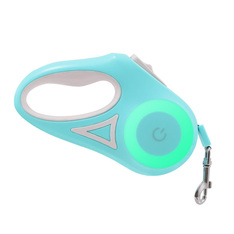 Retractable Dog Leash 5M - Heavy Duty Explosion-Proof Pet Leash with ABS Handle, Mint Green