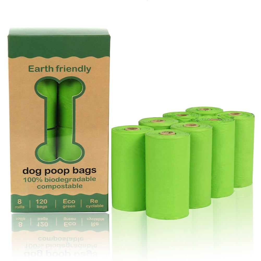 Eco-Friendly Dog Poop Bags - Compostable Biodegradable Pet Waste Bags, Leak-Proof PLA Corn Starch