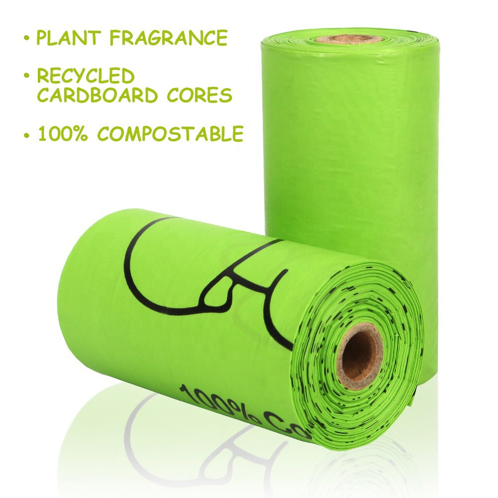 Eco-Friendly Dog Poop Bags - Compostable Biodegradable Pet Waste Bags, Leak-Proof PLA Corn Starch