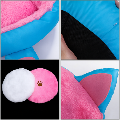 Cozy Cat & Dog Plush Bed