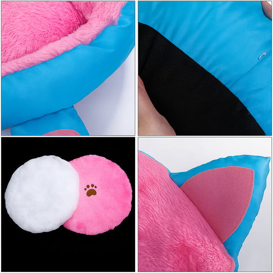 Cozy Cat & Dog Plush Bed
