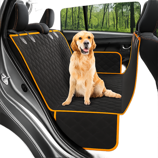 2-in-1 Pet Carrier Mat & Back Seat Protector for Cars, Trucks & SUVs