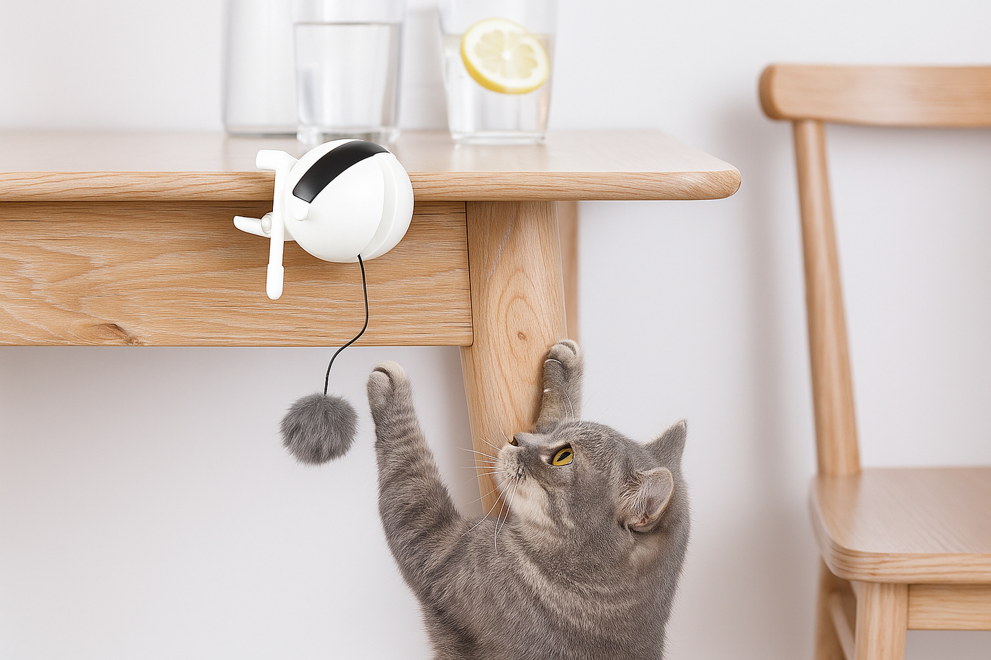 Automatic Cat Toy Ball – Electric Yo-Yo Lifting Toy for Cats