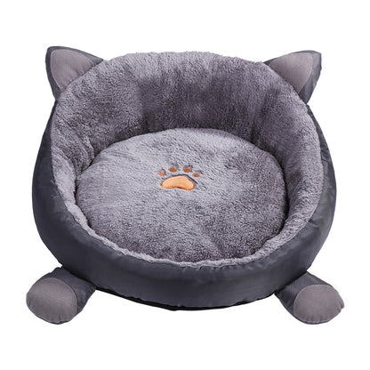 Cozy Cat & Dog Plush Bed