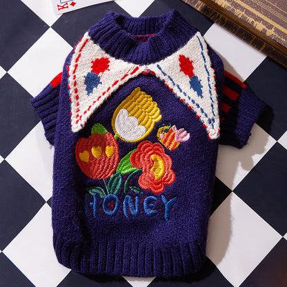 Autumn and Winter Hippie Tiny Pet Sweater - Halloween Edition