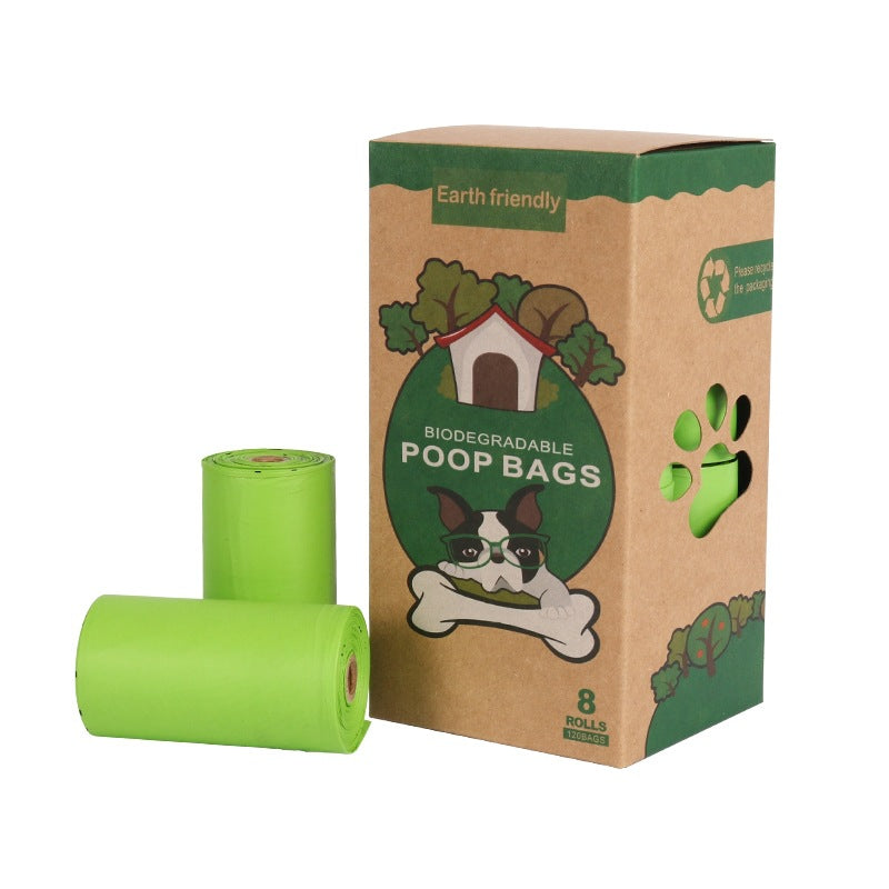 Eco-Friendly Dog Poop Bags - Compostable Biodegradable Pet Waste Bags, Leak-Proof PLA Corn Starch